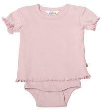 Joha Bodysuit s/s - Rib - Dusty Pink