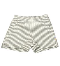 Joha Shorts - Mattgrün/Weißes Stipet