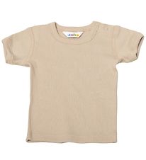 Joha T-shirt - Rib - Beige