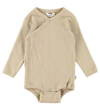 Joha Yo Bodysuit l/s - Rib - Beige