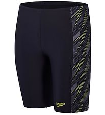 Speedo Swim Trunks - Hyperboom Panel Jammer - Black/Yellow