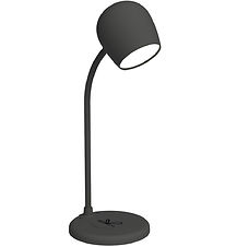 Kreafunk Lamp w. Charger + Speaker - Ellie - Black