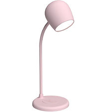 Kreafunk Lamp w. Charger + Speaker - Ellie - Dusty Rose