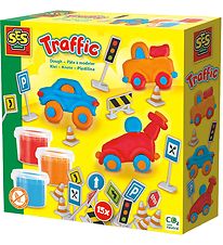 SES Creative Play Dough - Cars w. Road signs
