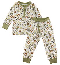 Katvig Pyjama set - Wit m. Appels