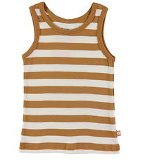 Katvig Undershirt - Brown/White Striped