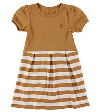 Katvig Dress - Brown/White Striped