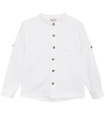 Minymo Overhemd - l/S - Bright White
