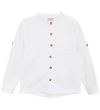 Minymo Skyrta - L/S - Bright White