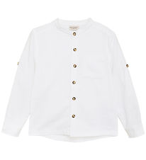 Minymo Hemd - L/S - Bright White