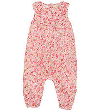Minymo Jumpsuit - Pink Dogwood w. Flowers