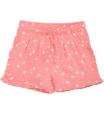 Minymo Shorts - Strawberry Ice w. Flowers