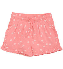 Minymo Shorts - Strawberry Ice m. Blumen