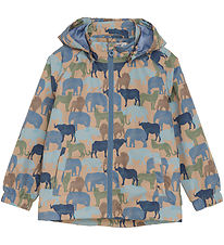 Minymo Sommerjacke - China Blue m. Print