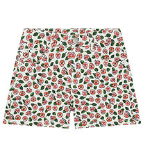 Kenzo Shorts - Denim - Ivory/Roze m. Bloemen