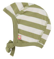 Katvig Bonnet de Bb - Vert/Blanc Rayures