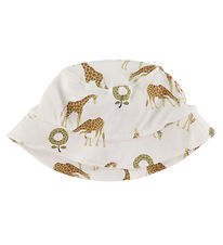 Katvig Bucket Hat - White w. Giraffe