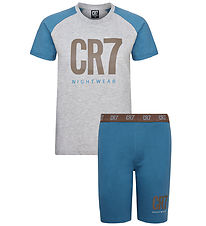 Ronaldo Pyjamasetti - CR7 - Harmaa/Sininen