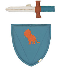 Fabelab Costume Accessories - Sword/Shield - Blue Spruce