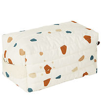 Fabelab Sac de Toilette - Matelass - Natural/Terrazzo