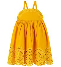 Stella McCartney Kids Kleid - Gelb m. Lochmuster