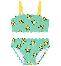 Stella McCartney Kids Bikini - UV50+ - Groen m. Zeester
