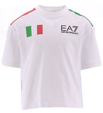 EA7 T-paita - White Italia