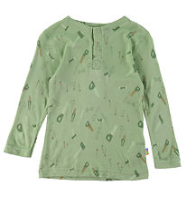 Joha Blouse - Bamboe - Lichtgroen m. Gereedschap