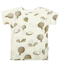 Joha T-Shirt - Bambou - Off White av. Ballon