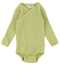 Joha Wikkelromper l/s - Rib - Dusty Groen