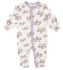 Joha Nightsuit - Bamboo - Off White/Purple w. Parrot