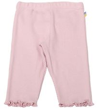 Joha Leggings - Rib - Rykbleikt