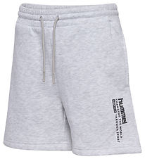 Hummel Collegeshortsit - HmlDante - Ultra Light Grey Melange