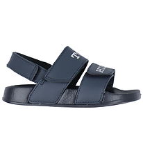 Tommy Hilfiger Strandsandalar - Franskur rennilás - Dökkblátt