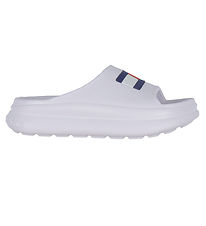 Tommy Hilfiger Badslippers - Schuimglijbaan - Wit