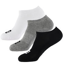 DC Socks - Ankle - 3-Pack - Black/White/Grey