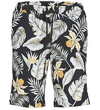Jack & Jones Stuttbuxur - JpstChill - Svart