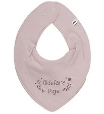 Pippi Teething Bib - Pointy - Violet Ice w. Great grandfather Gi