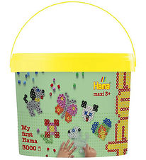 Hama Maxi Beads - 3000 pcs + 4 Plates - Multicolour