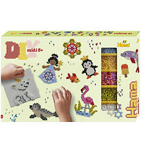 Hama Midi Gift Box - approx. 6000 Beads + 3 Plates - Multicolour