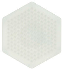 Hama Bio Midi Perlen Steckplatte - Klein Sechseck - 8x8,5 cm