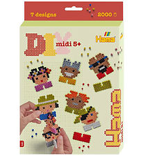 Hama Midi Beads - 2000 pcs - DIY Clip Toy