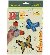 Hama Midi Beads - 2000 pcs - DIY Clip Toy - Butterflies