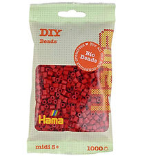 Hama Bio Midi Beads - 1000 pcs - 22 Dark Red