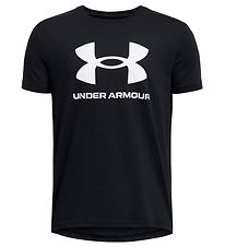 Onder Amour T-Shirt - UA B Sporttijl Logo - Anthracite