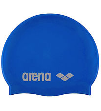 Arena Bonnet de Bain - Classic+ Silicone Jr - Bleu ciel/White