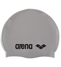 Arena Bonnet de Bain - Classic+ Silicone - Argent/Black