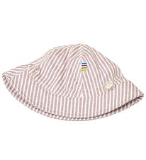 Joha Sun Hat - White/Dusty Purple Striped