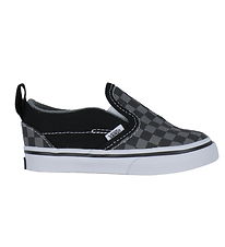 Vans Shoe - Slip-on V Checkerboard - Black/Grey