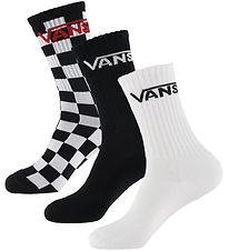 Vans Sukat - 3 kpl - Classic+ - Musta/Valkoinen